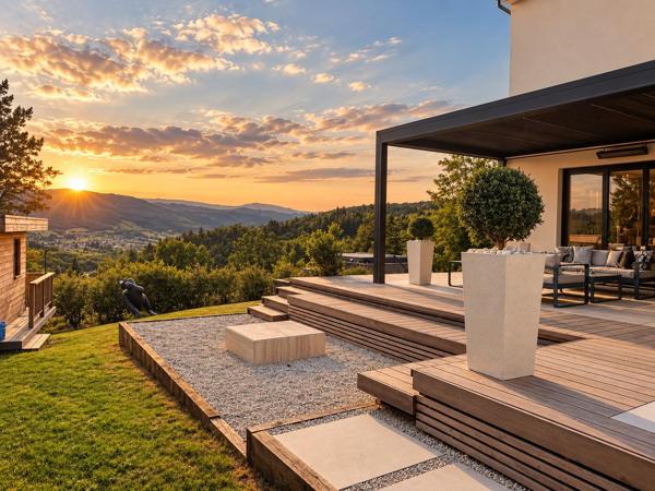 Maison contemporaine d’exception – 222 m² – 6 chambres – Terrain de 2 448 m²