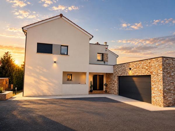 Maison contemporaine d’exception – 222 m² – 6 chambres – Terrain de 2 448 m²