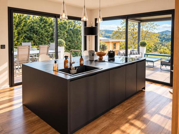 Maison contemporaine d’exception – 222 m² – 6 chambres – Terrain de 2 448 m²