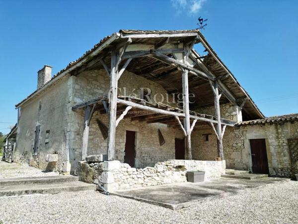 10 minutes d’Eymet et Duras – Propriété avec vues, maison d’amis, piscine et 1 hectare de terrain