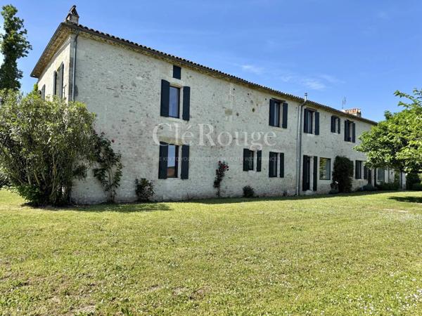 Proche de St Foy la Grande - Magnifique propriété au bord de la Dordogne