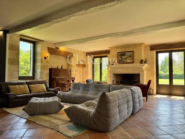 Proche de St Foy la Grande - Magnifique propriété au bord de la Dordogne