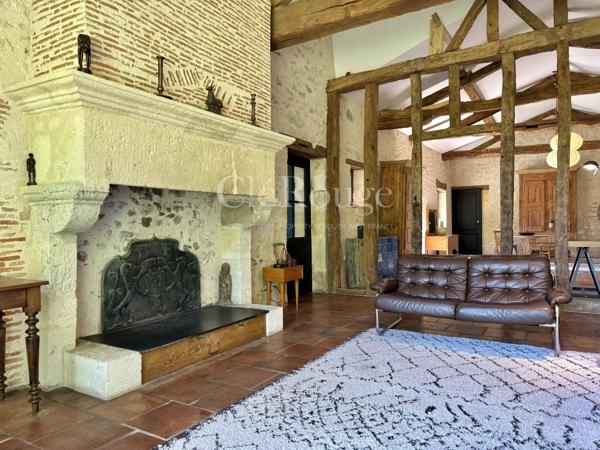 Proche de St Foy la Grande - Magnifique propriété au bord de la Dordogne