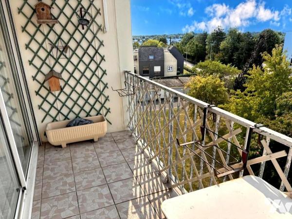 A VENDRE 56 VANNES La Garenne, à 2 pas du centre historique, appartement 94 m², 4 chambres, parking 