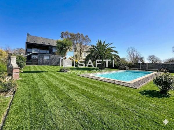 TRINITÉ-PLOUZANÉ – Maison 169 m² – 5 ch – Piscine