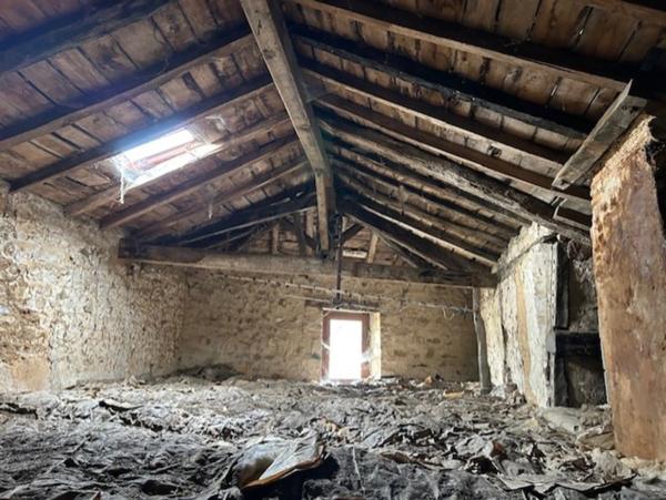 ENSEMBLE DE DEUX MAISONS DE VILLAGE A RESTAURER, COURETTE, GARAGE et JARDIN 785 m²