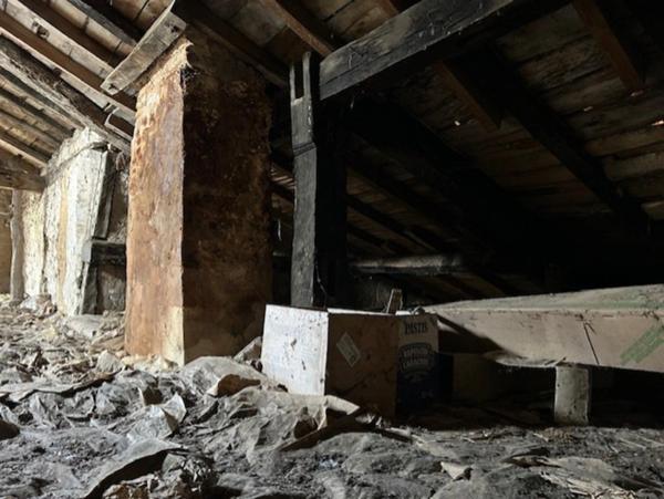 ENSEMBLE DE DEUX MAISONS DE VILLAGE A RESTAURER, COURETTE, GARAGE et JARDIN 785 m²