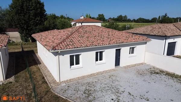 Maison de plain-pied, construite en 2022.