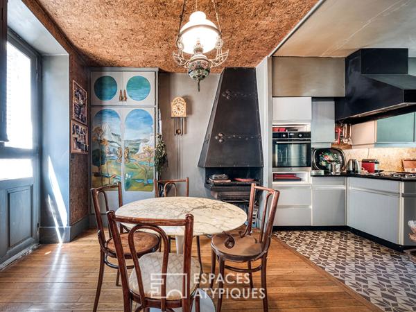 La maison familiale à réinventer avec son jardin dans un quartier recherché