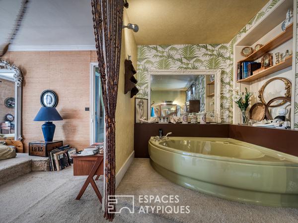 La maison familiale à réinventer avec son jardin dans un quartier recherché