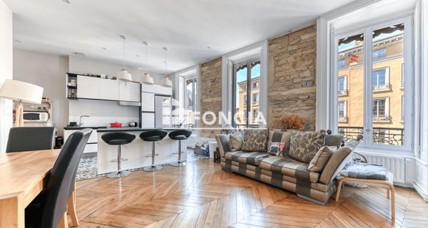 À vendre Appartement 3 pièces 61 m² - Lyon 69001