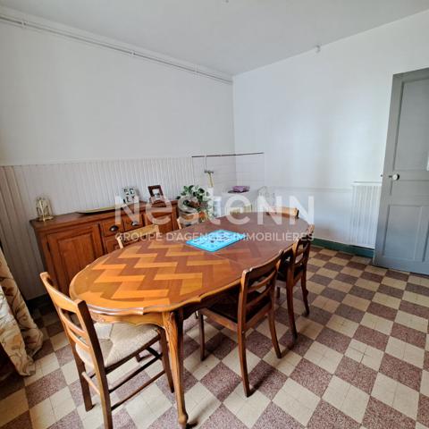 A VENDRE MAISON SANS TRAVAUX 5 CHAMBRES + JARDIN + ATELIER + GARAGE