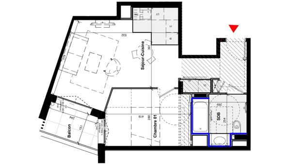Appartement à vendre 2 pièces 46 m² Saint-Julien-en-Genevois