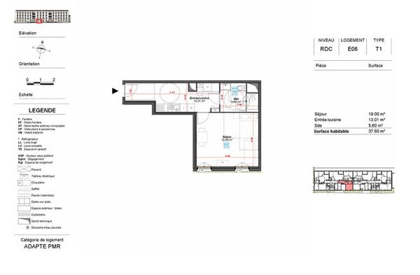 Appartement T1 neuf de 37,56 m² - Angoulême L'Houmeau - Emplacement Premium - Livraison fin 2027 Détails des diagnostics énergétiques