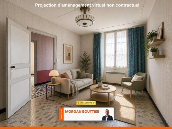 Maison et terrain à bâtir à vendre 5 pièces NOYANT-VILLAGES (49)