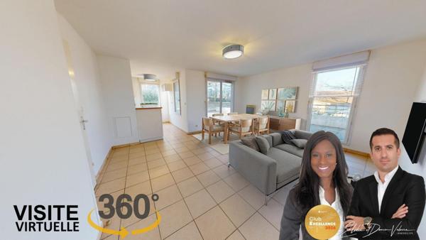 Appartement T3 63m² avec grande terrasse 62m² L'Isle d'Abeau