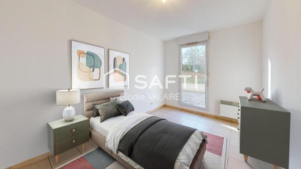 Appartement T3 63m² avec grande terrasse 62m² L'Isle d'Abeau