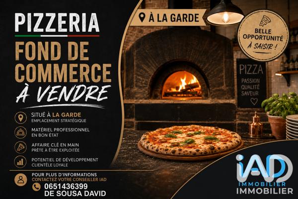 Restaurant à vendre 60,22 m² La Garde