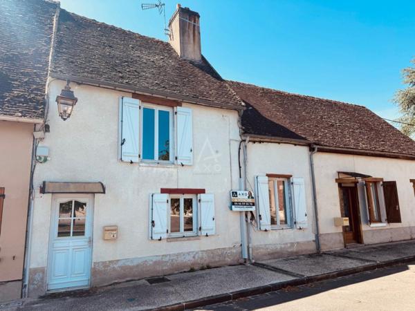 Maison de village pleine de potentiel à deux pas de Rogny-les-Sept-Écluses
