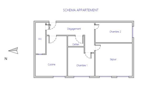 Appartement à vendre 3 pièces 65 m² Lyon 1