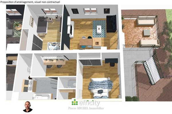 Appartement 4 pièces - 88 m² Exclusivité efficity