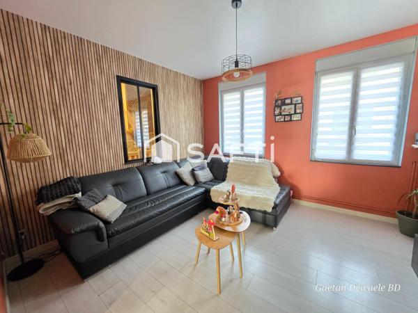 Maison mitoyenne 4 chambres et jardin