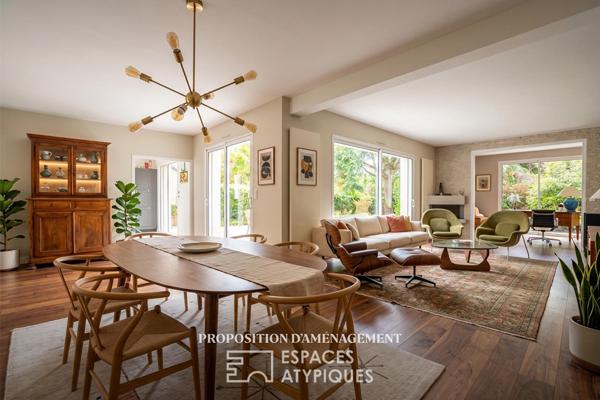 Maison familiale avec jardin au coeur du quartier des Américains à Nantes