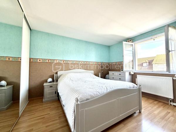 Charmant pavillon récent de 2001 de 87 m², parfaitement entretenu, sans aucun travaux à prévoir, sur un terrain de 159 m² avec garage attenant.



Au rez-de-chaussée :

Entrée ,  cuisine moderne entièrement aménagée et équipée, pièce de vie de 30m² lumineuse donnant accès à une terrasse et à un petit jardin paysager sans vis à vis exposé sud/ouest

WC avec lave-mains.

Garage attenant.



À l’étage :
Un palier avec placard

Trois chambres avec placards, dont une suite parentale avec baignoire.

Une Salle d’eau avec WC.



Équipements : visiophone connecté, alarme, store banne électrique,



Pavillon en copropriété de 11 lots donc 41,60 € de charge par mois.



À côté de toute commodité, des École et arrêt de bus dans un quartier calme pavillonnaire 





Ce pavillon allie confort moderne et fonctionnalité, idéal pour une vie familiale sereine.