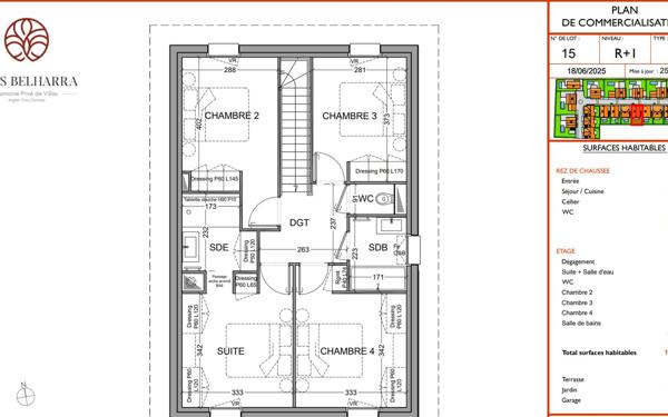 Maison à vendre    5 pièces • 114,97 m2 Anglet