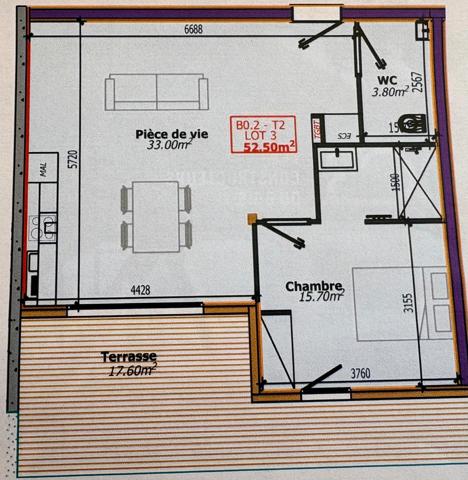 RARE - APPARTEMENT DE STANDING DANS RESIDENCE NEUVE A 5 MN A PIEDS DU LAC ET CENTRE VILLE