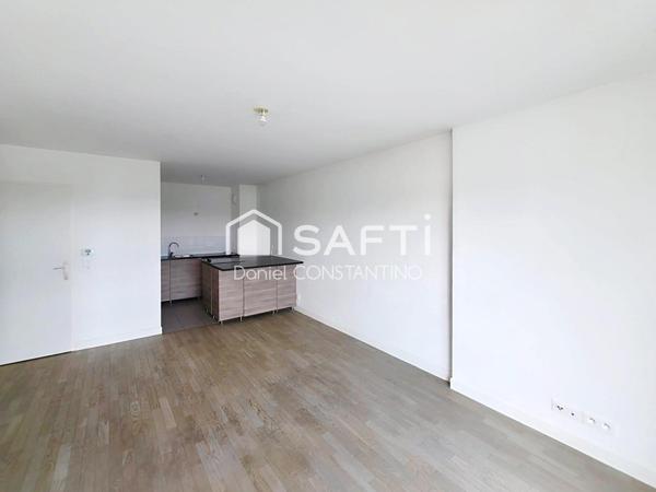 Appartement F2, 47m² avec Balcon et Parking S.Sol