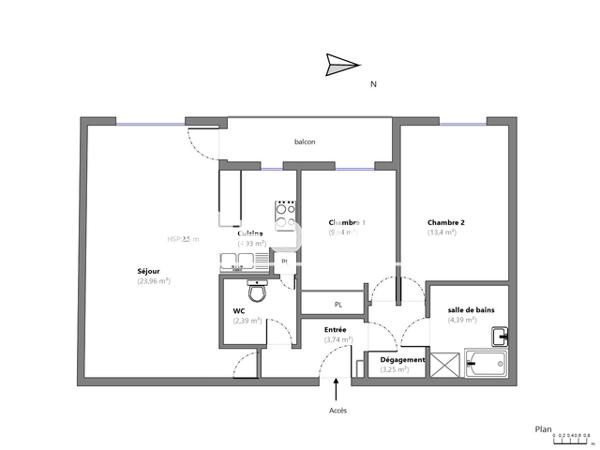 Location Appartement 3 pièces 65.7 m² - RESIDENCE LES CERISIERS Orleans 45000
