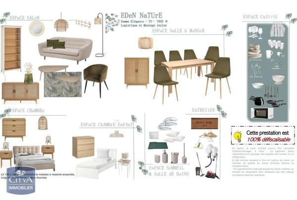 Appartement à louer 3 pièces 64.19m²