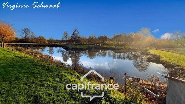 HAGETMAU (40), Maison familiale de plain-pied avec dépendance - étang - sur 1 hectare de terrain en Chalosse