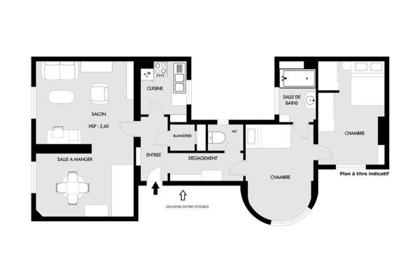 Appartement 4 pièces à rénover