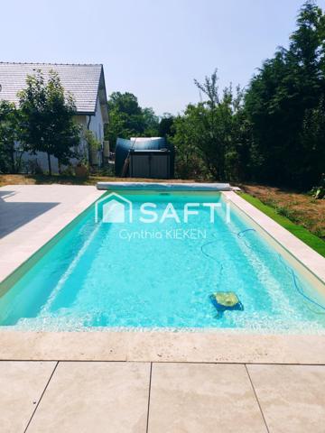 Maison familiale piscine accès PMR