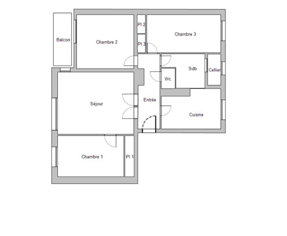 Appartement à vendre 4 pièces 72 m² Montpellier