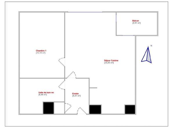Limite Maisons-Alfort appartement 2 pièces 47 m2 balcon 4.91 m2 , proche du RER D et du futur métro ligne 15 du Grand Paris