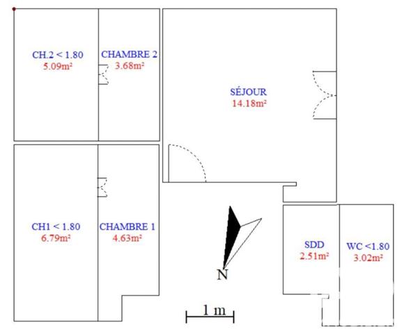 Appartement à vendre 3 pièces 42 m² Marseille 2
