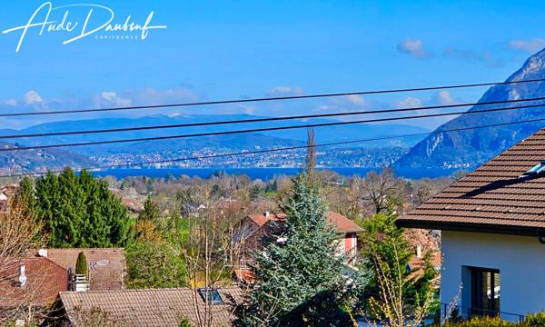 Saint-Jorioz - Villa rénovée 7 pièces - 4 chambres - Petite vue lac d'Annecy