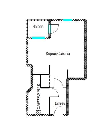 Studio à vendre 33,01 m² Lucé