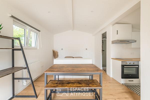 Maison esprit néo basque avec piscine et studio indépendant