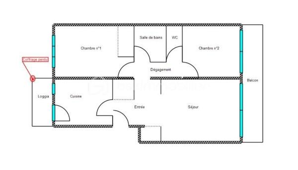 Ce T3 de 64 m² n'ayant aucun travaux votés en assemblée générale est au 2ème étage d'une copropriété saine et transparente. 
Dès l'entrée, deux grands placards offrent un rangement immédiat optimal.
Le séjour baigné de lumière naturelle et bien isolé grâce aux quadruple vitrage. Il s'ouvre sur un vaste balcon avec stores et rideaux électriques — confort et modernité au quotidien.
Les chambres sont de 12m2.

Appelez moi de 9H30 à 20H30 7/7 pour plus d'informations.