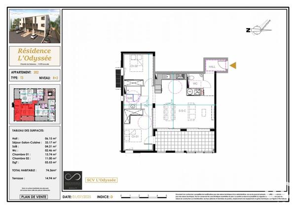 Appartement à vendre 3 pièces 74 m² Leucate