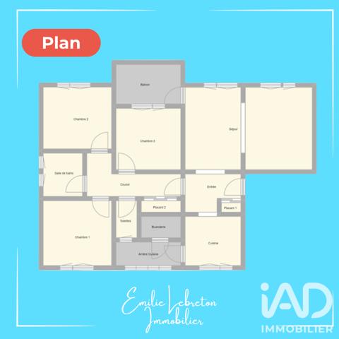 Appartement à vendre 4 pièces 94,24 m² Rouen
