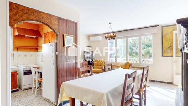 Grande surface habitable avec jardin en centre ville