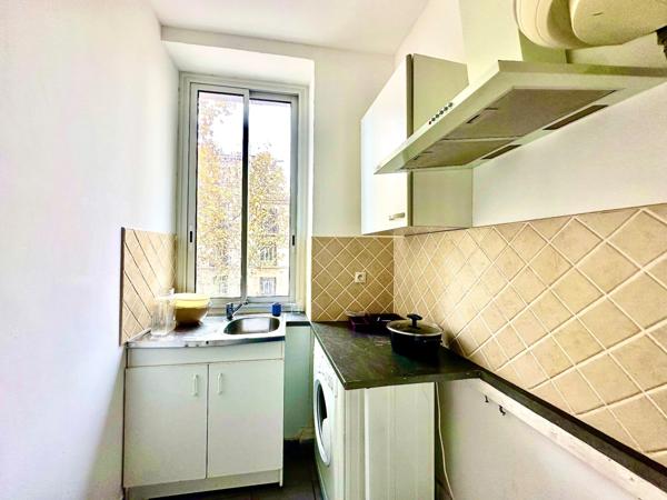 Marseille 4ᵉ – Boulevard Chave : charmant T1/2 lumineux de 31 m²