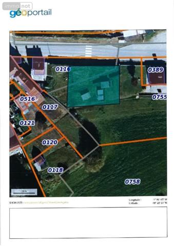 Terrain à Batir à vendre à Lanvallay dans les Côtes-d'Armor (22100), ref : 239