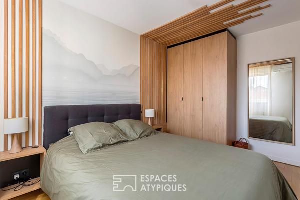 Appartement rénové avec terrasse coeur Montchat