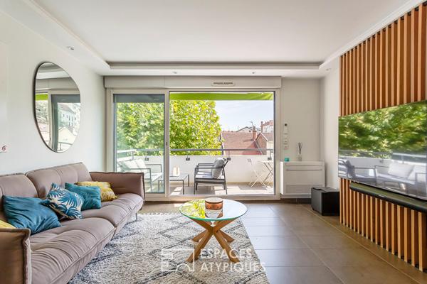 Appartement rénové avec terrasse coeur Montchat
